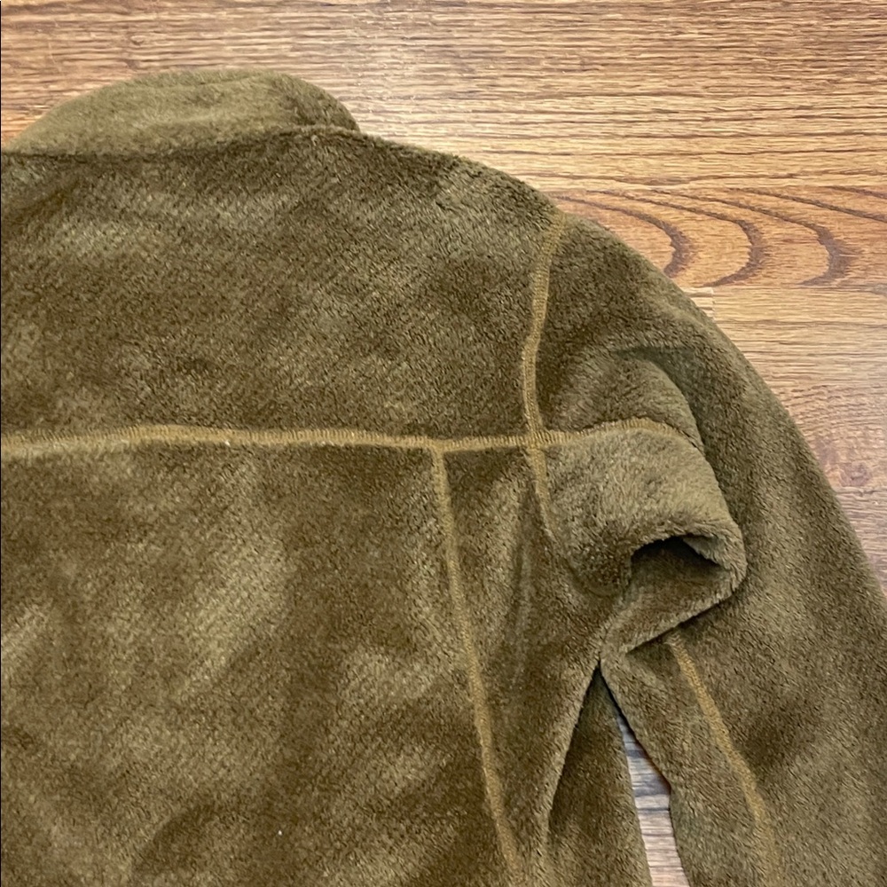 Patagonia Women's Fleece Pullover Tan Brown Kanga Pocket woman’s size M - Picture 16 of 16